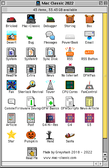 Mac Classic Icon Set