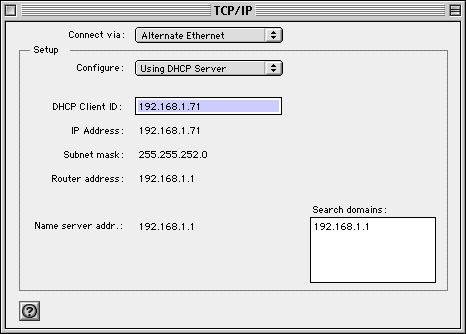 mac ethernet connected but no internet