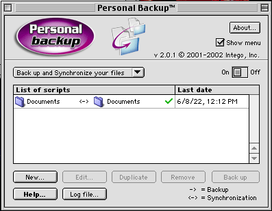 Personal Backup